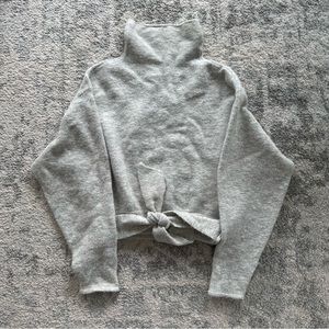 Aritzia Wilfred Lorin Sweater Grey